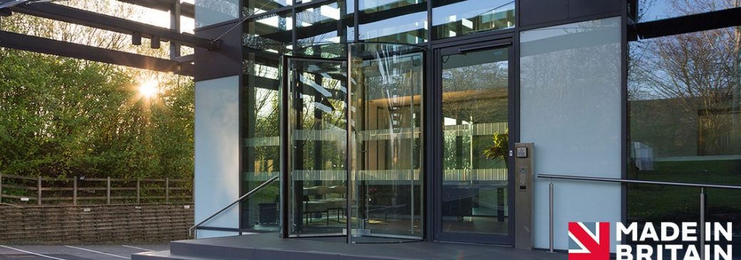 Our British Made All-Glass Revolving Door